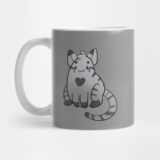 Gray Cat Mug